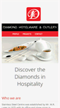 Mobile Screenshot of diamondhotelwares.com